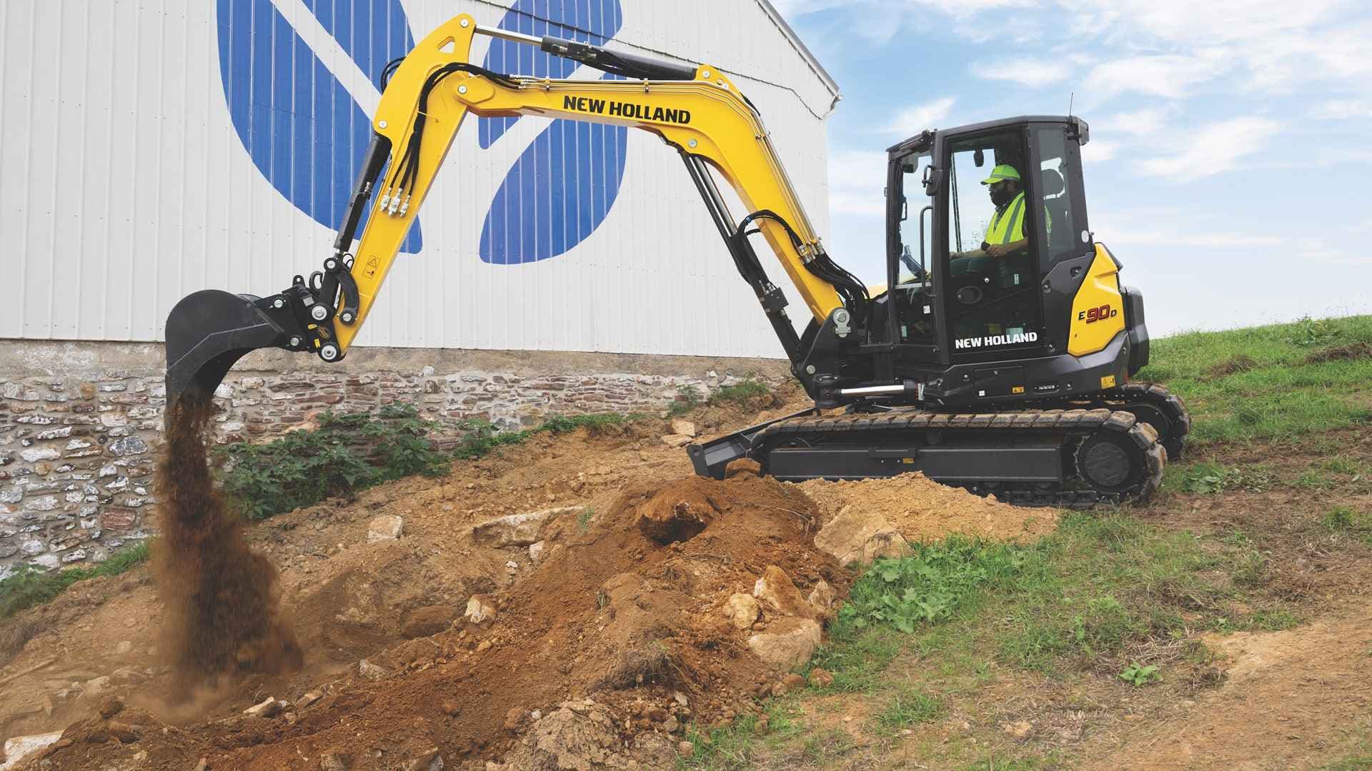 New Holland Construction Unveils the E90D Midi Excavator: A Class-Leading Powerhouse