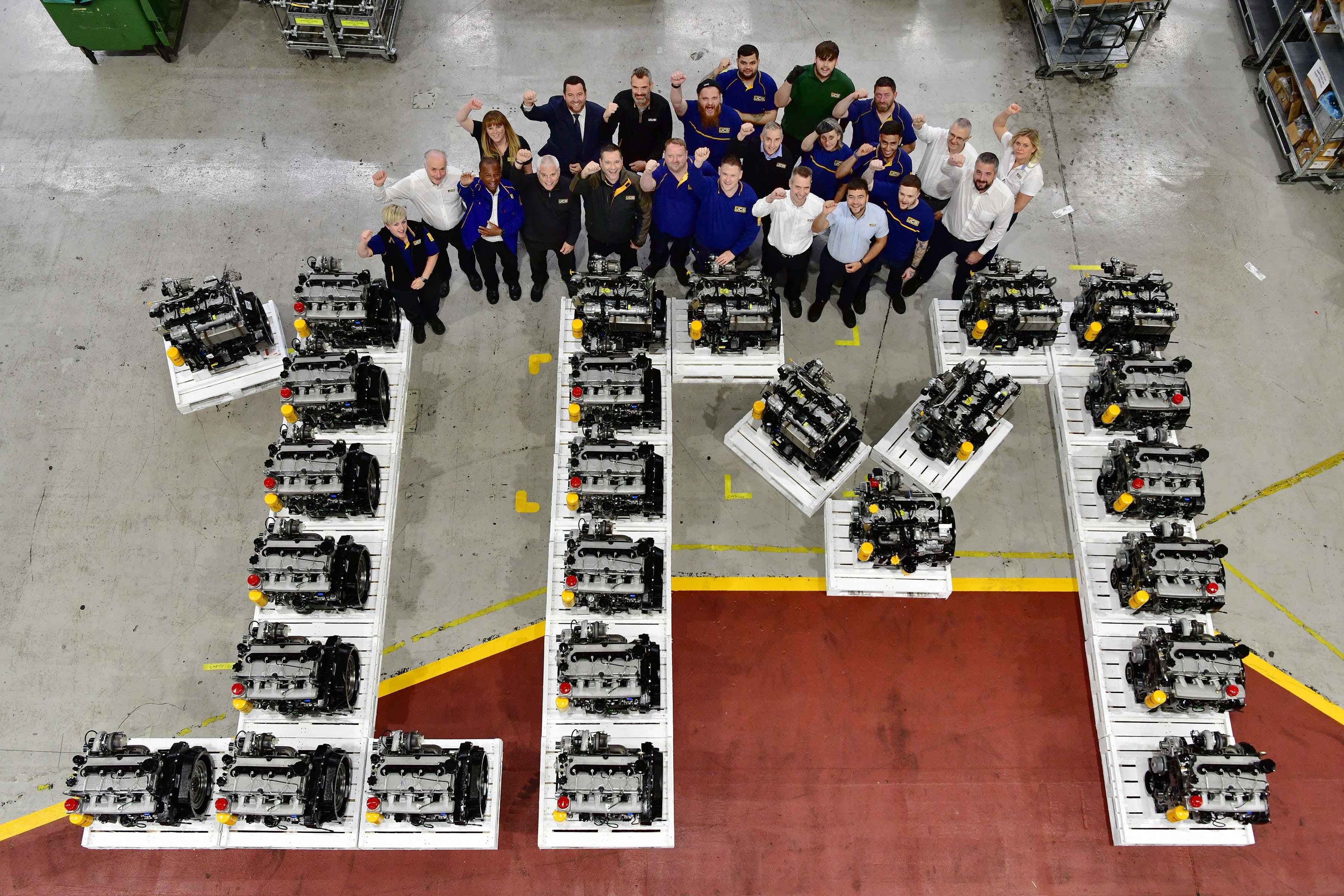 JCB Marks Production of One Millionth Engine