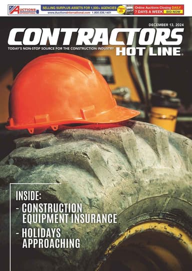 Contractors Hot Line - December 13, 2024