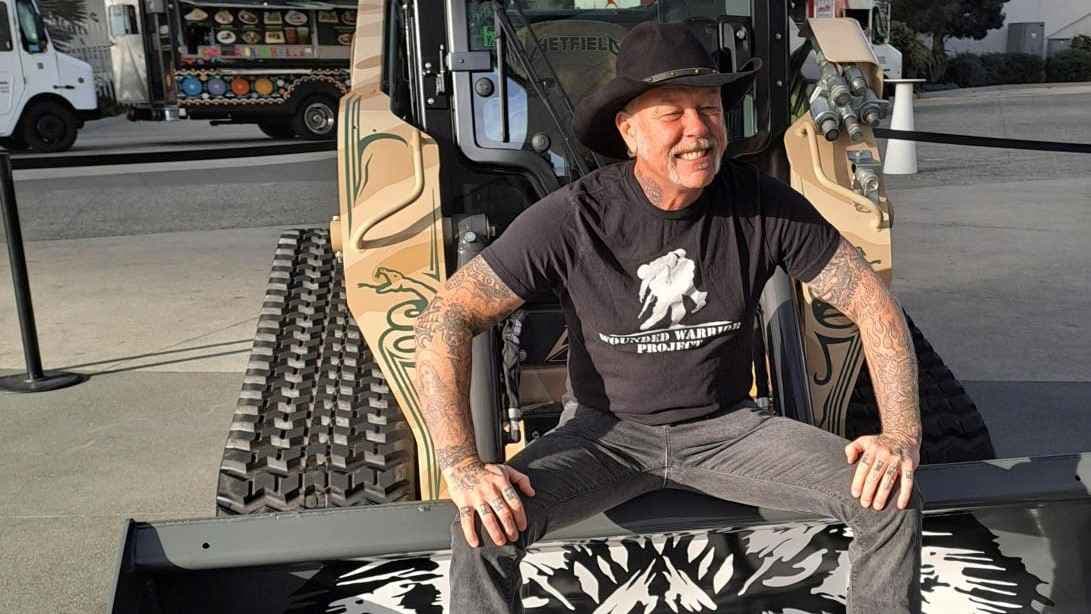 CASE Unveils Custom Compact Track Loader at Metallica's Helping Hands Charity Concert