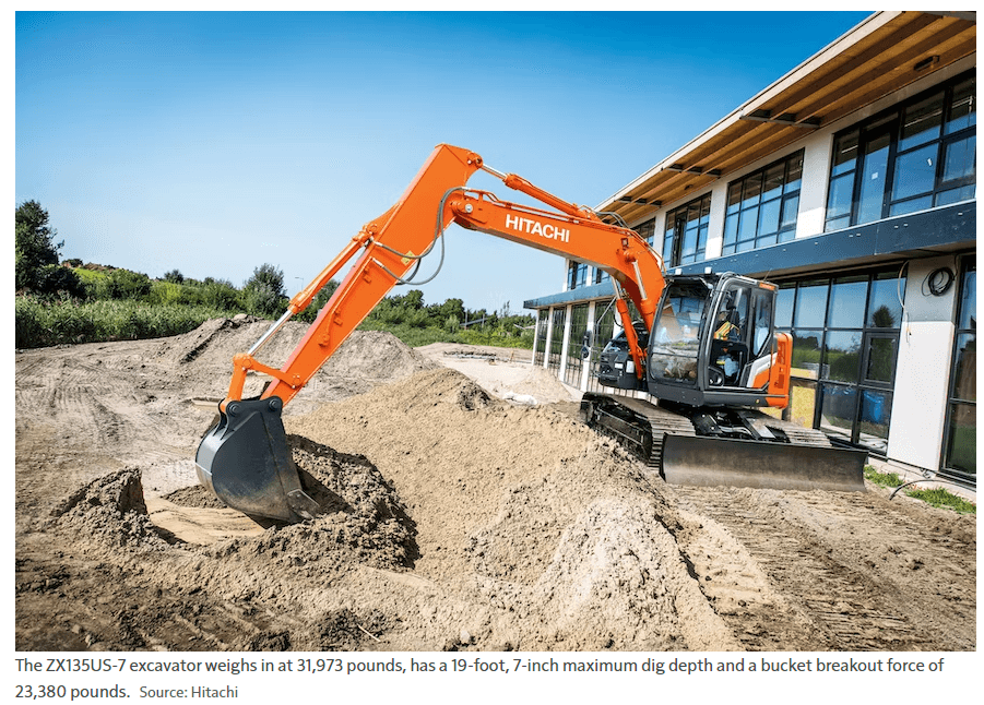 Hitachi Launches Trio of "Ultra-Short Tail-Swing" Excavators