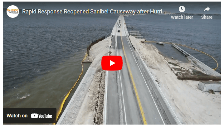 How Contractors Rapidly Reopened Sanibel Causeway After Hurricane Ian (Video)