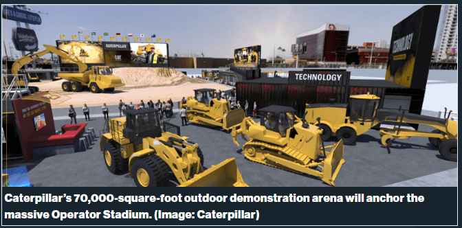 Sneak a Peek at Caterpillar's Record-Breaking Conexpo-Con/Agg Exhibit Plans