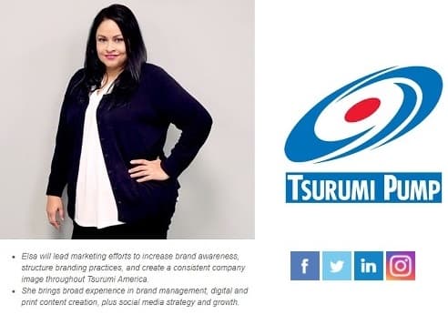 Tsurumi America appoints Elsa Bueno as new marketing manager