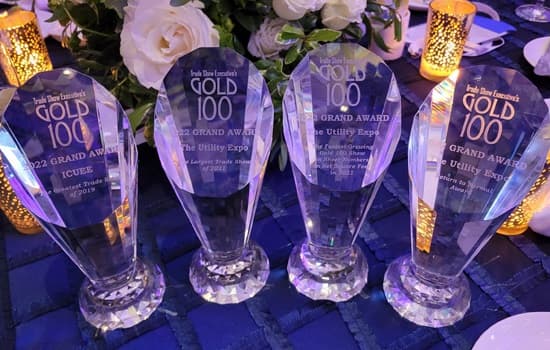 THE UTILITY EXPO RECOGNIZED AS LARGEST TRADE SHOW OF 2021, RECEIVES FOUR TRADE SHOW EXECUTIVE GOLD 100 AWARDS