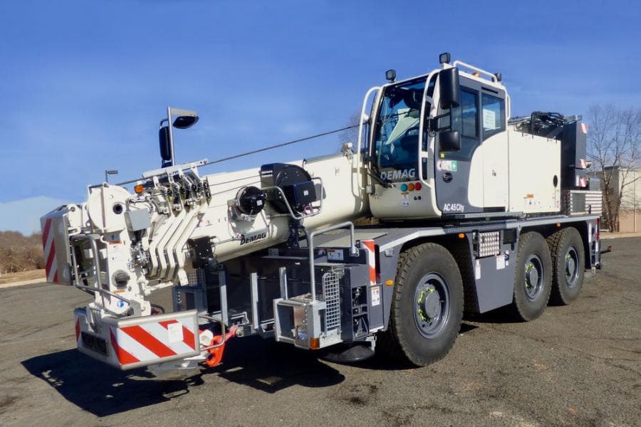 CraneWorks Receives North America's First All-New Demag AC 45 City Crane