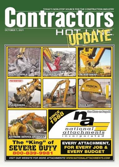 Contractors Hot Line - October 1, 2021